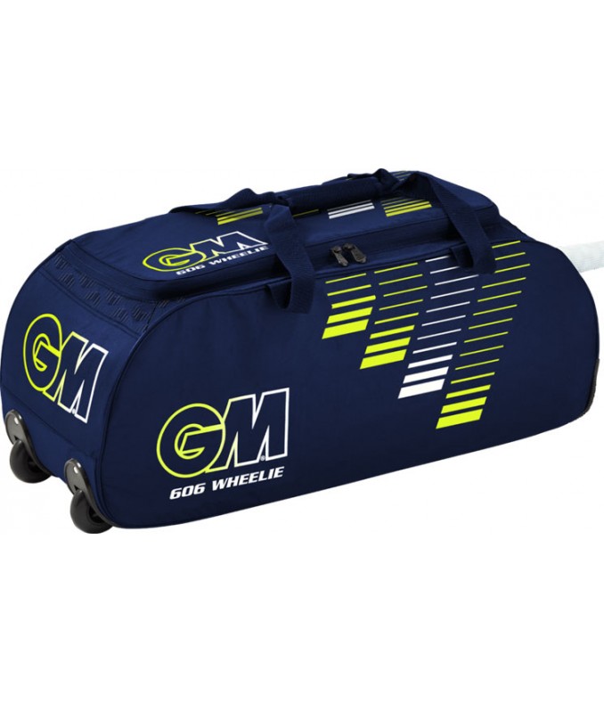Gunn & Moore 606 (Navy/Yellow) Cricket Wheelie Bag 2022